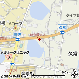 岡山県勝田郡奈義町久常235周辺の地図