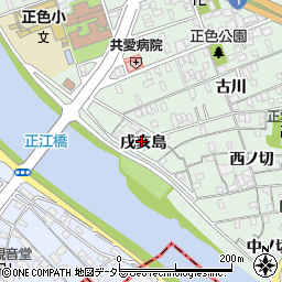 愛知県名古屋市中川区下之一色町戌亥島周辺の地図