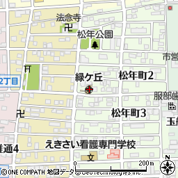 愛知県名古屋市中川区松年町2丁目57周辺の地図