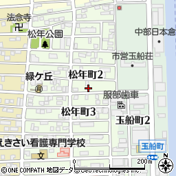 愛知県名古屋市中川区松年町2丁目66周辺の地図
