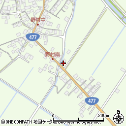 滋賀県近江八幡市野村町306周辺の地図