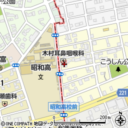 愛知県名古屋市天白区元八事1丁目44周辺の地図