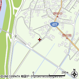 滋賀県近江八幡市野村町3150周辺の地図