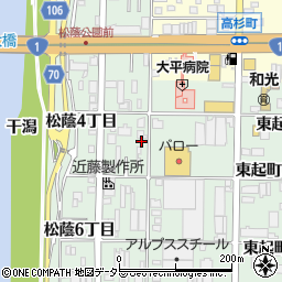 愛知県名古屋市中川区下之一色町松蔭４丁目17周辺の地図