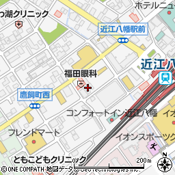 近江牛焼肉 MAWARI 近江八幡店周辺の地図