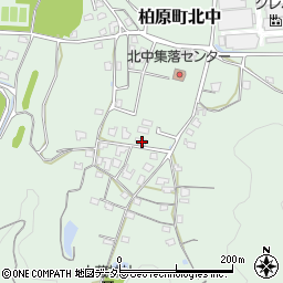 兵庫県丹波市柏原町北中334周辺の地図