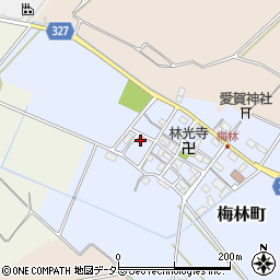 滋賀県東近江市梅林町293周辺の地図