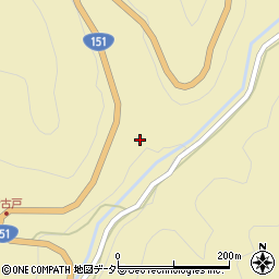 愛知県北設楽郡東栄町振草古戸押平周辺の地図