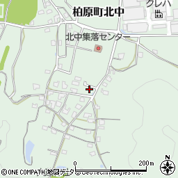 兵庫県丹波市柏原町北中329周辺の地図