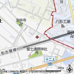 愛知県愛西市善太新田町（十一上）周辺の地図
