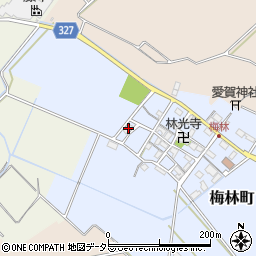 滋賀県東近江市梅林町296周辺の地図