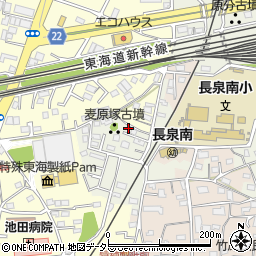 静岡県駿東郡長泉町下土狩1710-9周辺の地図