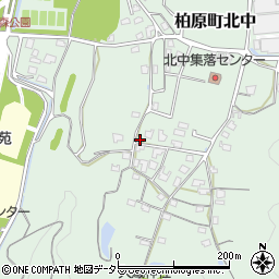 兵庫県丹波市柏原町北中338周辺の地図