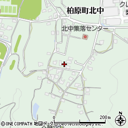 兵庫県丹波市柏原町北中335周辺の地図