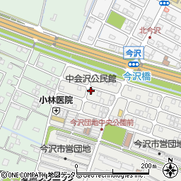 中会沢公民館周辺の地図