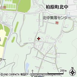 兵庫県丹波市柏原町北中337周辺の地図
