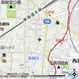 静岡県駿東郡長泉町下土狩141周辺の地図