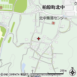 兵庫県丹波市柏原町北中336周辺の地図