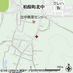 兵庫県丹波市柏原町北中209周辺の地図