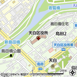 名古屋市天白区役所周辺の地図