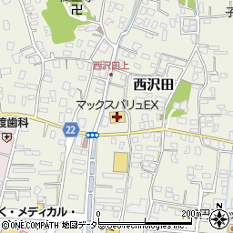 マックスバリュエクスプレス沼津西沢田店周辺の地図