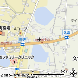岡山県勝田郡奈義町久常264周辺の地図