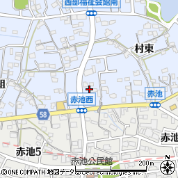 愛知県日進市赤池町村東138周辺の地図