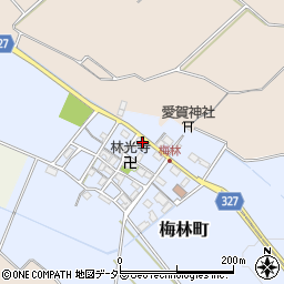 滋賀県東近江市梅林町170周辺の地図