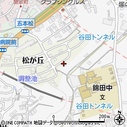 静岡県三島市松が丘8周辺の地図