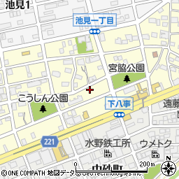 愛知県名古屋市天白区元八事1丁目225周辺の地図