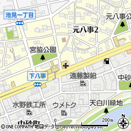 愛知県名古屋市天白区元八事2丁目35周辺の地図