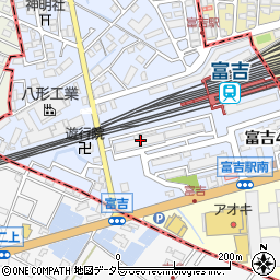 山田書道学園周辺の地図