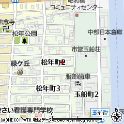 愛知県名古屋市中川区松年町2丁目42周辺の地図