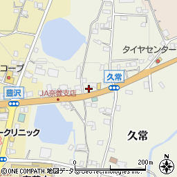 岡山県勝田郡奈義町久常258周辺の地図