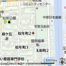 愛知県名古屋市中川区松年町2丁目43-3周辺の地図