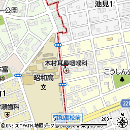 愛知県名古屋市天白区元八事1丁目40周辺の地図