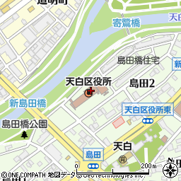 名古屋市役所天白区役所　区政部・総務課・庶務係周辺の地図