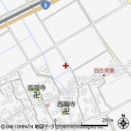 〒523-0004 滋賀県近江八幡市西生来町の地図