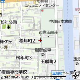 愛知県名古屋市中川区松年町2丁目44-3周辺の地図