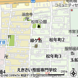 愛知県名古屋市中川区松年町2丁目35周辺の地図