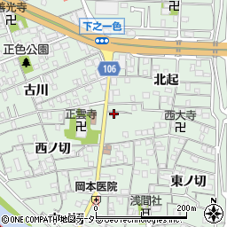 愛知県名古屋市中川区下之一色町北ノ切9周辺の地図