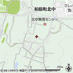 兵庫県丹波市柏原町北中331周辺の地図