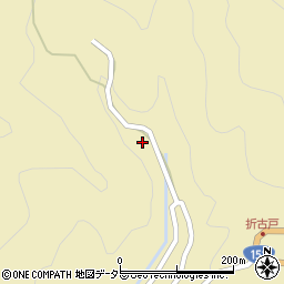 愛知県東栄町（北設楽郡）振草（古戸沢奥）周辺の地図