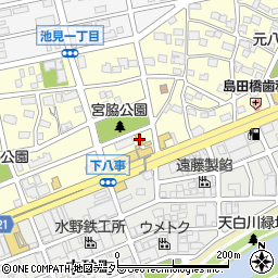 愛知県名古屋市天白区元八事2丁目33周辺の地図