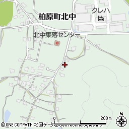 兵庫県丹波市柏原町北中207周辺の地図