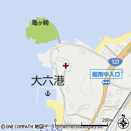 千葉県安房郡鋸南町大六1128周辺の地図