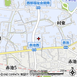 愛知県日進市赤池町村東141-2周辺の地図