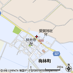 滋賀県東近江市梅林町85-1周辺の地図