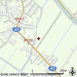滋賀県近江八幡市野村町3353周辺の地図