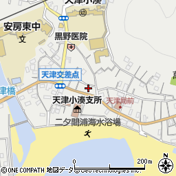 千葉県鴨川市天津1107周辺の地図